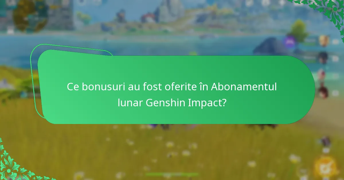 Care sunt așteptările viitoare pentru Abonamentul lunar Genshin Impact?